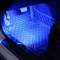LED Interior Floor Decoration Lamp Blue Light Car Decorative Lights With USB Charge Adjustable Car 2