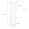 Hanging Over The Door Shoe Rack Organizer WallMounted Closet Storage Stand For Entryway Hallway Bat 11