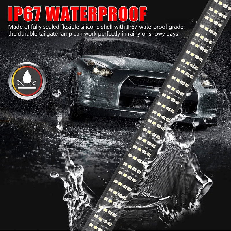 LED Tailgate Light Bar Brake Reverse Turn Signal Strip For Truck SUV Pickup 6