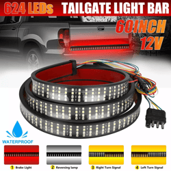 led tailgate light bar brake reverse turn signal strip for truck suv pickup