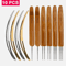 10PCS Bamboo Handle Crochet Dreadlock Hook Needle Tool Set For Braiding Hair Making Repair Wig Weav 0