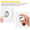 4X LED Closet Night Light Push OnOff Stick Wireless Cordless Battery Operated Tap Lamp For Cabinet 6