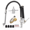 HeavyDuty Air Tire Inflator With Pressure Gauge Dual Chuck For Car Truck RV 0
