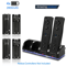 Nintendo Wii Remote Charger Dock Station With 4 Rechargeable Battery Packs Fast Charging For WiiWii 6