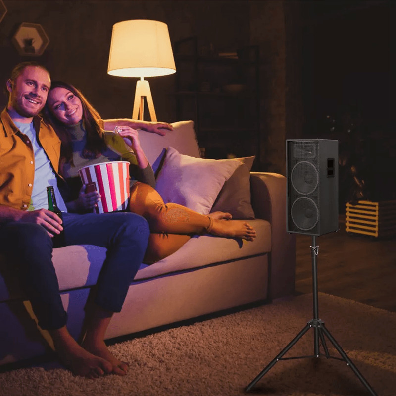 Heavy Duty Tripod Studio Monitor Speaker Stand Mount Adjustable Height  Foldable Design Load Capaci