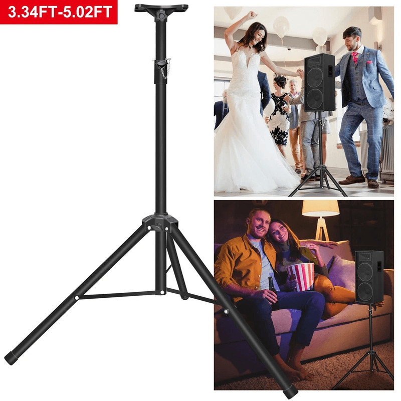 Heavy Duty Tripod Studio Monitor Speaker Stand Mount Adjustable Height  Foldable Design Load Capaci