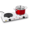 Dual Portable Electric Hot Plate Double Burner Cast Iron Stove For Kitchen Camping Travel 1