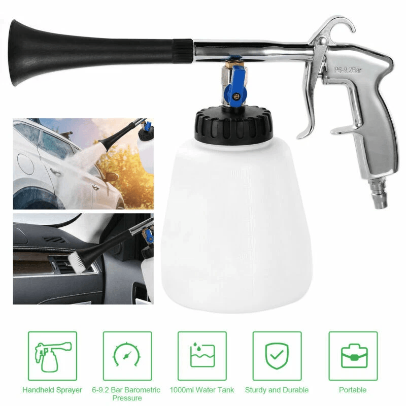 Car High Pressure Cleaning Gun Air Pulse Tool Interior Exterior Surface Detailing Sprayer With Tank 0