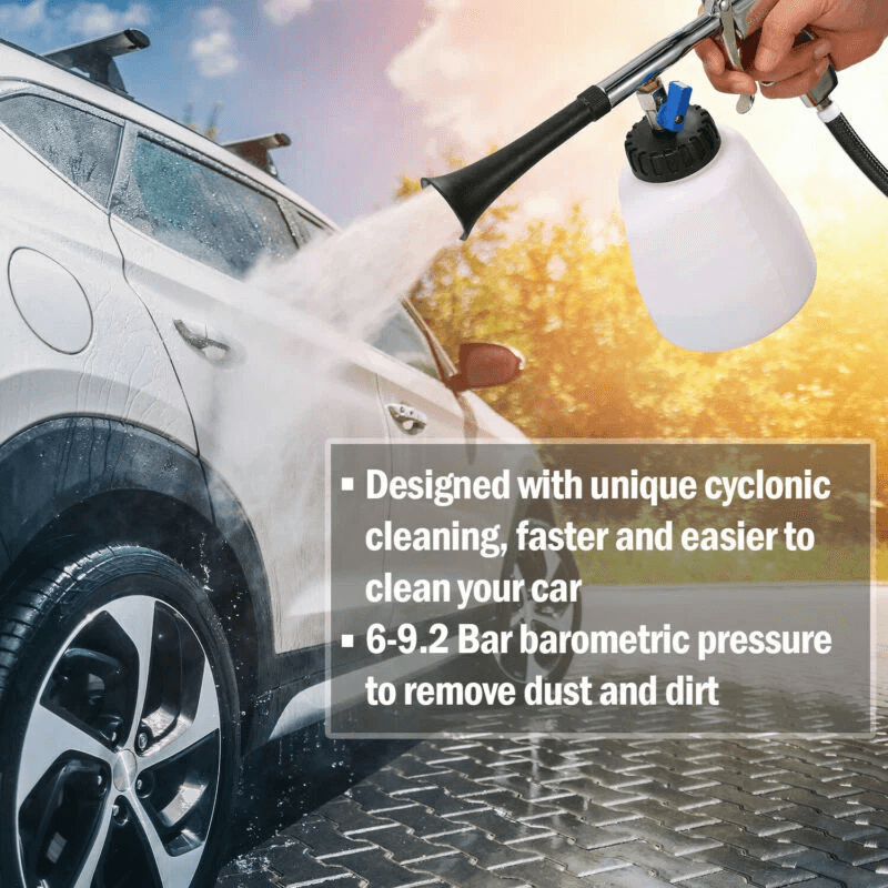 Car High Pressure Cleaning Gun Air Pulse Tool Interior Exterior Surface Detailing Sprayer With Tank 1