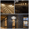 2Pcs Solar Fence LED Lights  IP55 Waterproof Outdoor Wall Mount Lamps For Garden Yard Patio And Dri 1