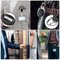 5Pcs Retractable Reel ID Badge Holder With Belt Clip Heavy Duty Plastic Card Holder With Nylon Cord 1