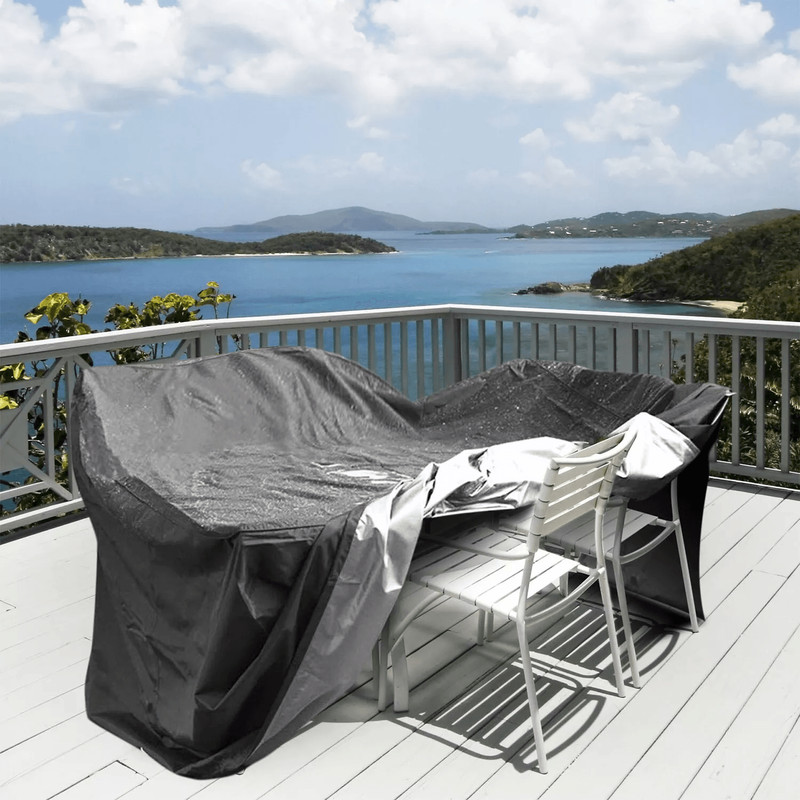 Waterproof Garden Patio Furniture Cover  Heavy Duty 210D Oxford Rectangular Outdoor Table Chair Pro 4