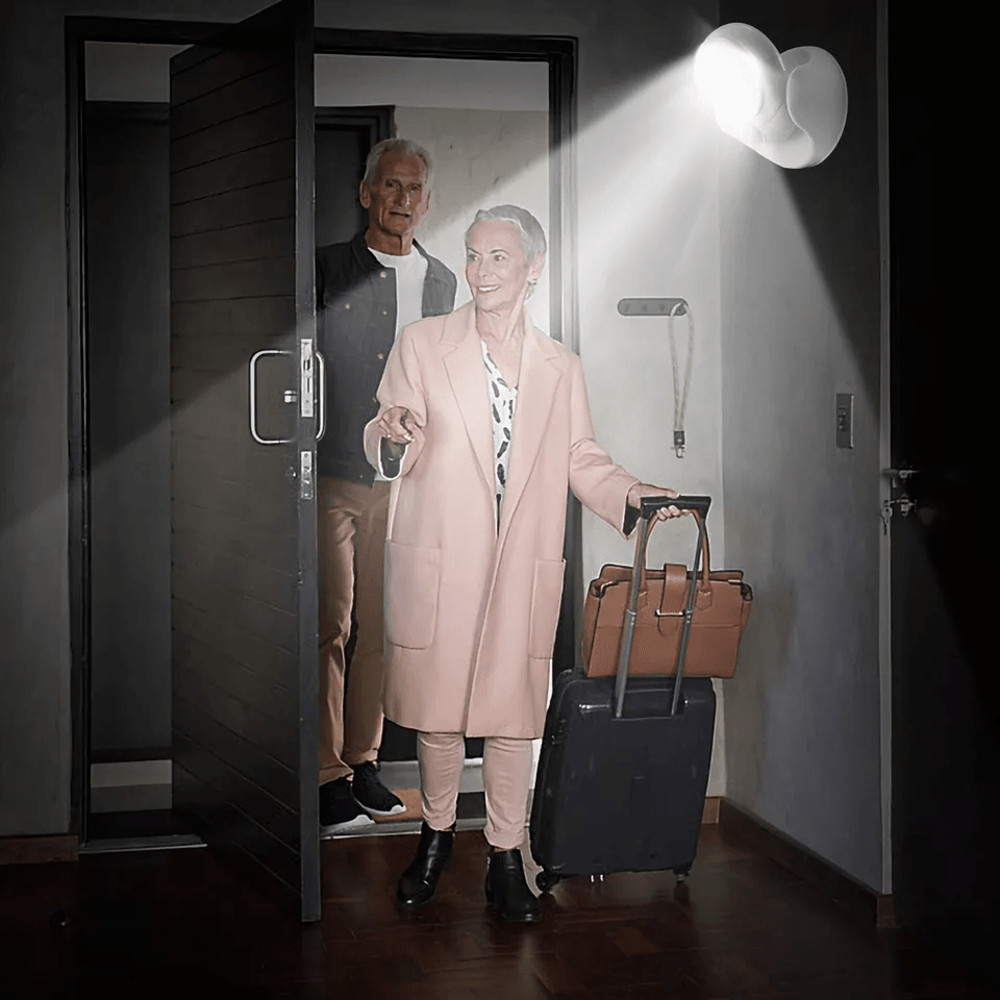 LED Motion Sensor Light Adjustable Cordless BatteryPowered For Indoor Outdoor Use 2