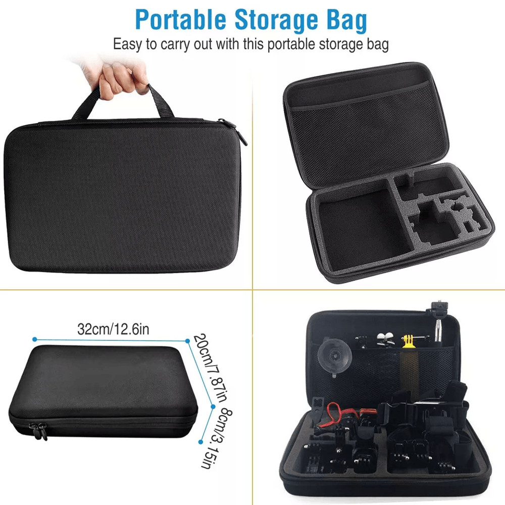 GoPro Accessories Kit Chest Head Mount Monopod Set For Hero 15 0