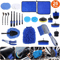 Complete Car Wash Cleaning Kit With Detailing Drill Brushes Interior Exterior Wheel Tire Engine Ca 0