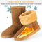 Womens Faux Fur Suede MidCalf Winter Snow Boots Warm Stylish Comfortable 2
