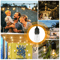 Outdoor LED Waterproof Commercial Hanging Patio Globe String Lights Bulbs String With Glass Bulbs F 2