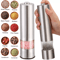 1PCS Electric Salt Pepper Grinder Mill Shakers Set Adjustable Stainless Steel Battery Operated OneH 0