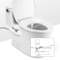Fresh Water Spray Manual NonElectric Bidet Toilet Seat Attachment With Dual Nozzles Adjustable Flo 4