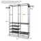 Heavy Duty Closet System Freestanding Wardrobe Organizer With Shoe Storage Garment Rack Clothes Ha 7