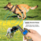 2600FT Waterproof Dog Shock Collar With Remote Electric Training Collar For Large Dogs Rechargeable 2
