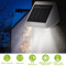 LED Solar Stair Fence Light Waterproof Outdoor Security Lamp For Garden Patio 2