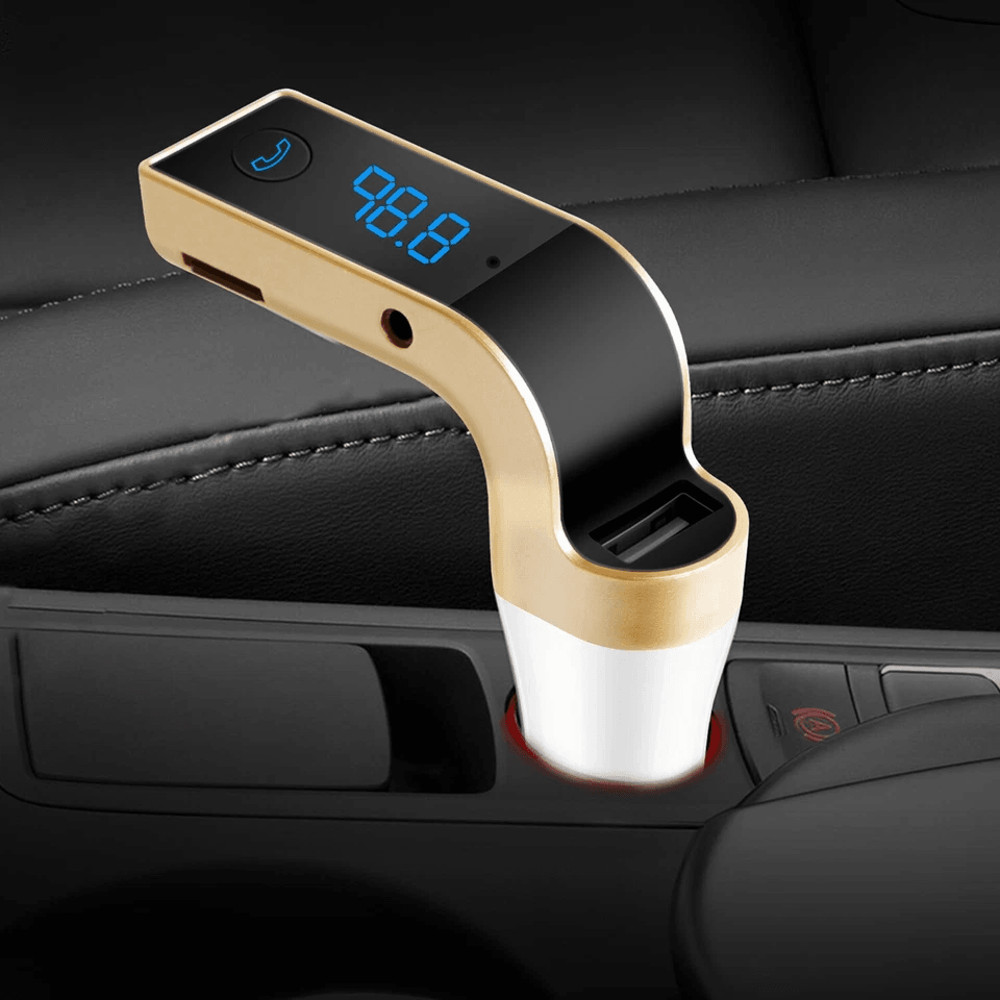 Bluetooth Wireless Car AUX Stereo Audio Receiver FM Adapter With USB Charger Audio Streaming  Hands 0