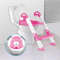 Baby Kid Training Toilet Potty Trainer Seat Chair With Toddler Ladder Step Up Stool Adjustable Fold 11