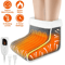 Adjustable 6 Level Electric Heated Foot Leg Warmer UltraSoft Washable Heating Pad 0