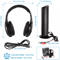 Multifunctional Cordless RF Headphones With Mic Wireless OverEar Headset For TV PC MP3 DVD 4