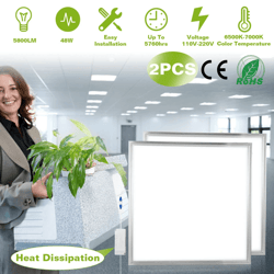 led flat panel light, ceiling lighting 2 pack