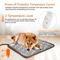 Pet Heating Pad Cats Electric Outdoor Dog Warming Bed Mat Waterproof Chew Resistant Adjustable Temp 6