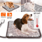 Pet Heating Pad Cats Electric Outdoor Dog Warming Bed Mat Waterproof Chew Resistant Adjustable Temp 0