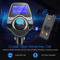 Car FM Transmitter AUX Wireless Radio Adapter USB Charger MP3 Player Dual USB Ports HandsFree Calli 9