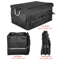 Collapsible Car Trunk Organizer With Cover MultiCompartment Cargo Storage Box 2