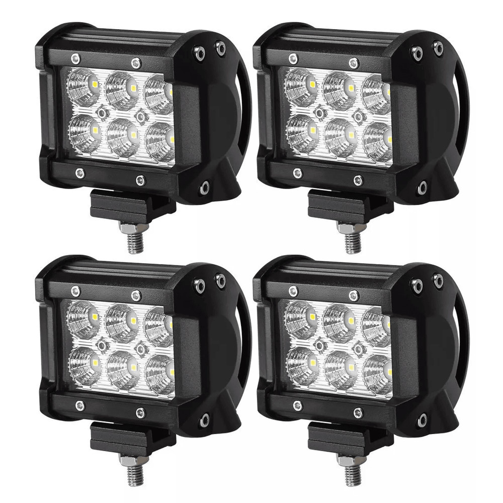 LED Work Light Spot Pods Offroad Fog Reverse For SUV ATV UTE Truck 0