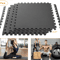 Gray Interlocking Puzzle Tiles Gym Exercise Mat Durable EVA Foam Floor Padding For Home Fitness Pla 0