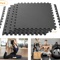 Gray Interlocking Puzzle Tiles Gym Exercise Mat Durable EVA Foam Floor Padding For Home Fitness Pla 0