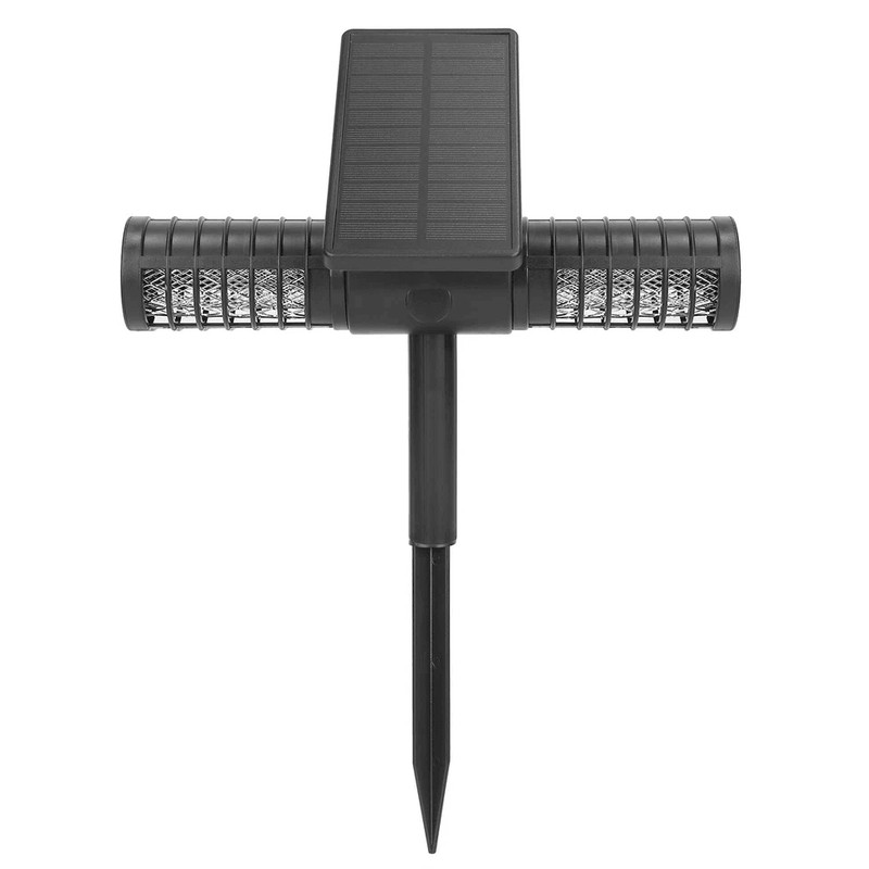 DualCharging Solar Powered Mosquito Insect Zapper Trap Outdoor Yard Fly Killer Lamp With USB IP65 W 11