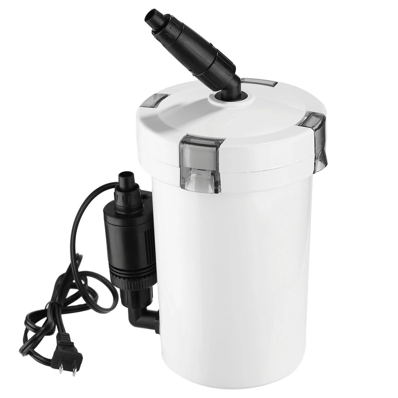 3Stage External Aquarium Filter 6W 28Gal Fish Tank Canister Filter W Pump Kit Silent Easy Install 0