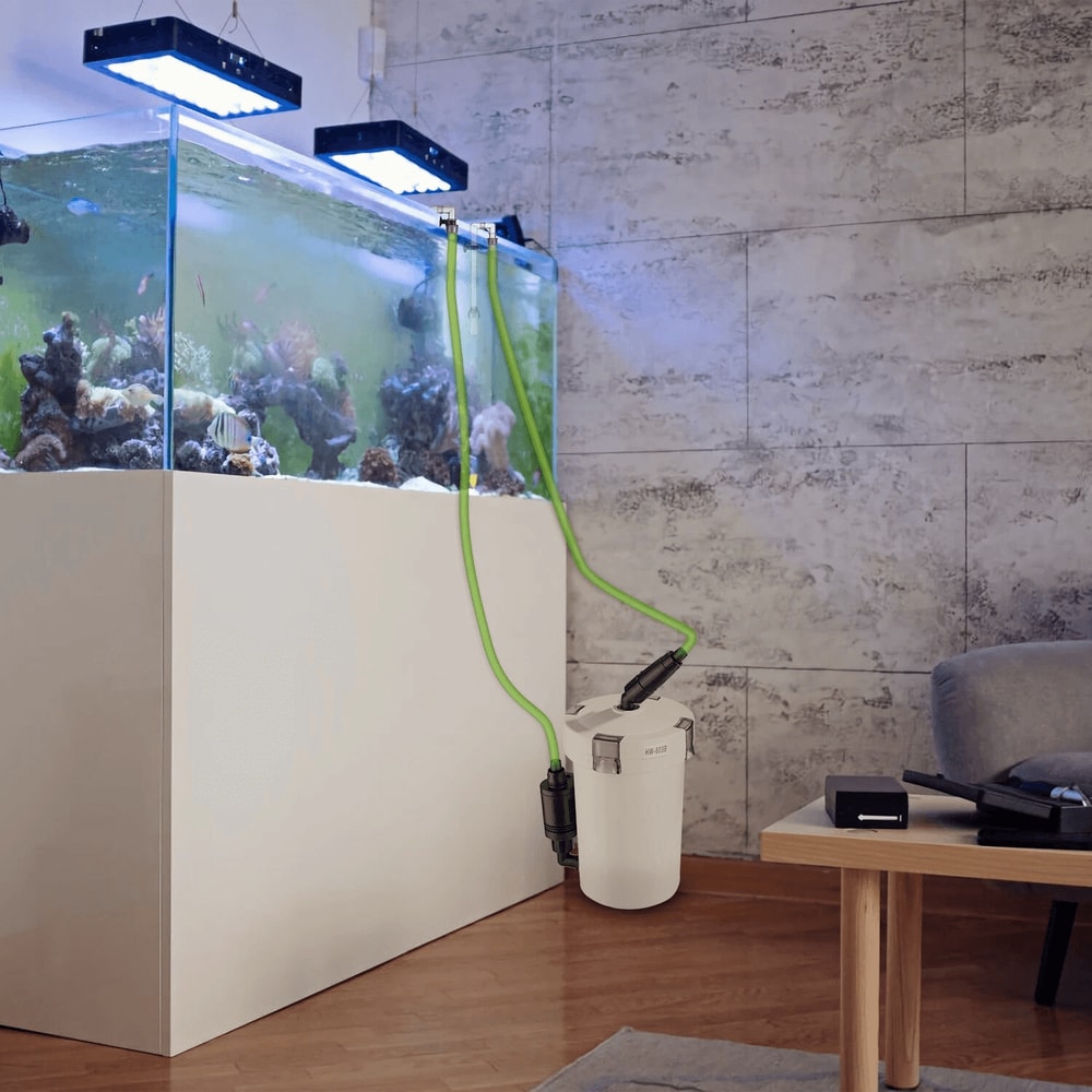 3Stage External Aquarium Filter 6W 28Gal Fish Tank Canister Filter W Pump Kit Silent Easy Install 1