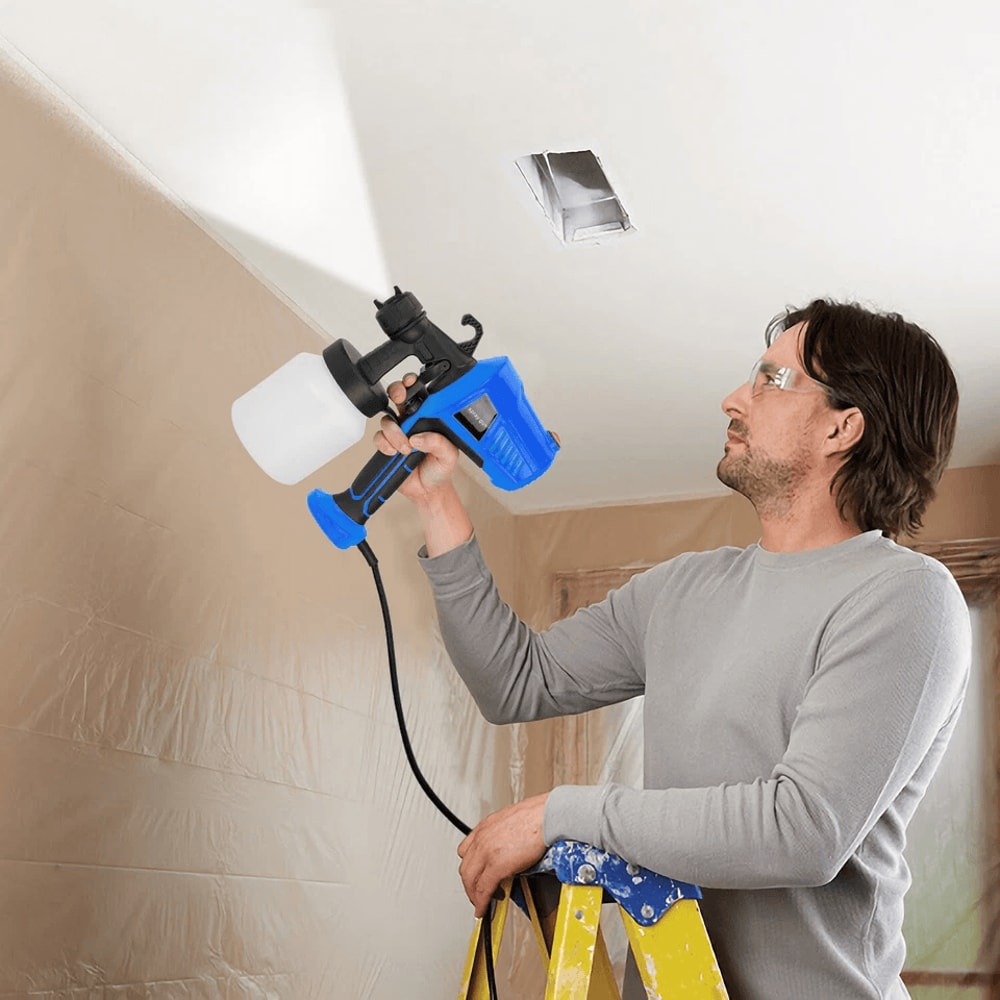 Electric Paint Sprayer Handheld HVLP Spray Gun For Home DIY Projects 3