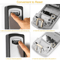 Wall Mount Key Lock Box 4 Digit Combination Safe Secure Outdoor Key Storage Organizer 1