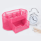 Metal Mesh Pink Desk Organizer Desktop Pen Pencil Holder Storage Tray With Drawer For Office School 3