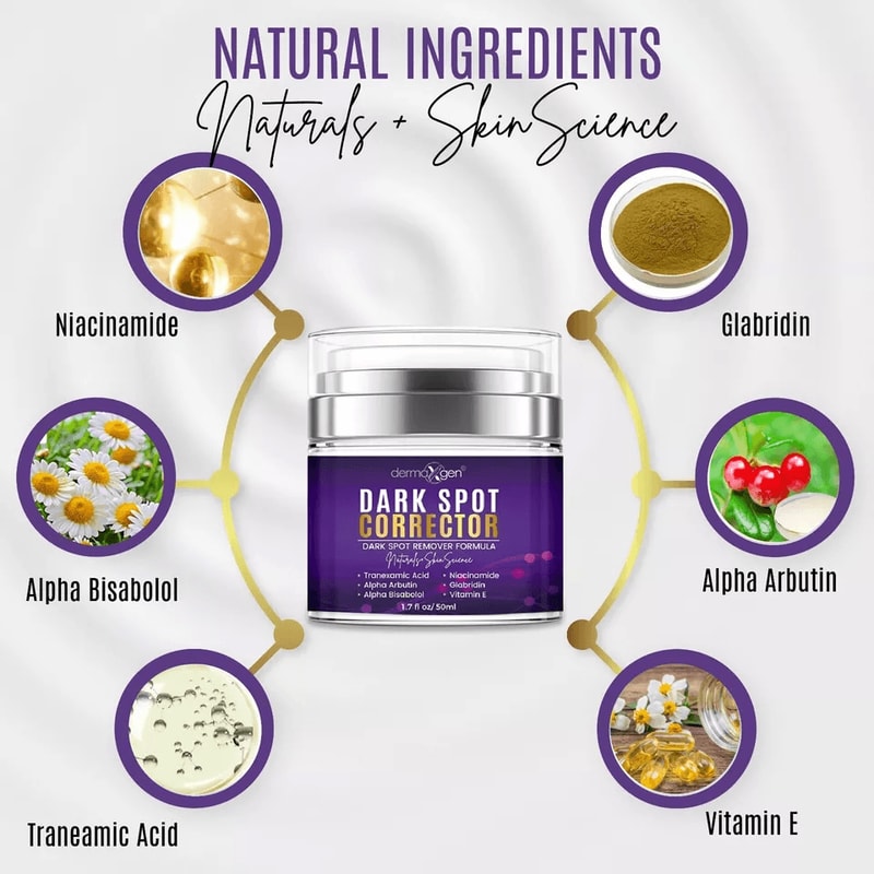 Organic Dark Spot Corrector For Face Body Age Spot Sunspot Remover Serum 2