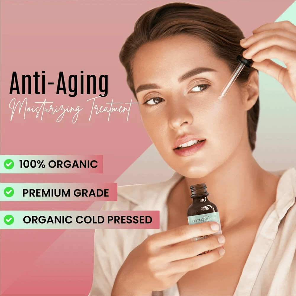 Organic Rosehip Seed Oil Cold Pressed Moisturizer For Acne Dandruff  Skin Hydration 4oz 4