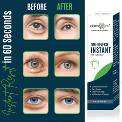 instant eye cream, 60 second time reverse formula for dark circles & puffiness