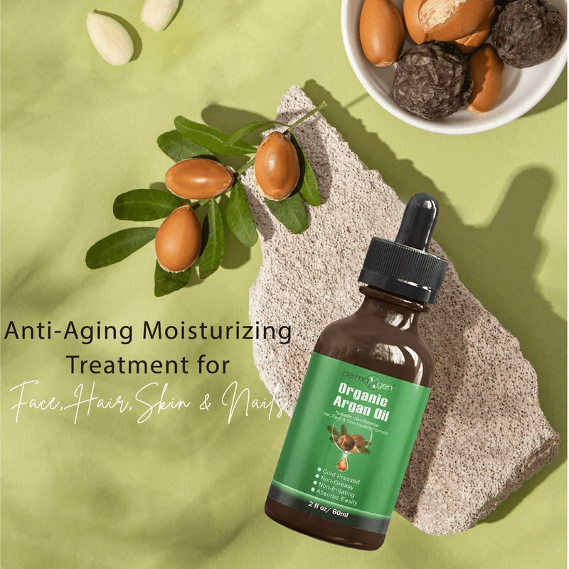 Pure Organic Moroccan Argan Oil Cold Pressed Virgin Argan Oil For Face Hair Nails Skin Hydrating