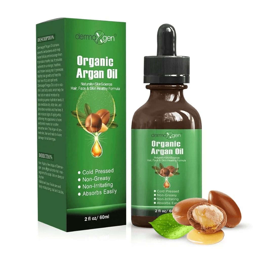 Pure Organic Moroccan Argan Oil Cold Pressed Virgin Argan Oil For Face Hair Nails Skin Hydrating