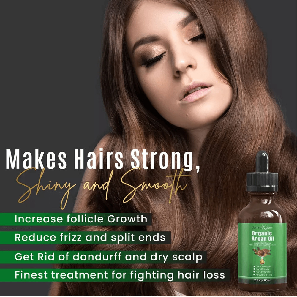 Pure Organic Moroccan Argan Oil Cold Pressed Virgin Argan Oil For Face Hair Nails Skin Hydrating